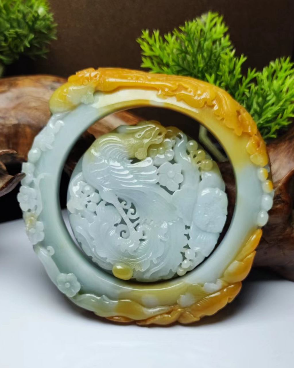 凤穿牡丹