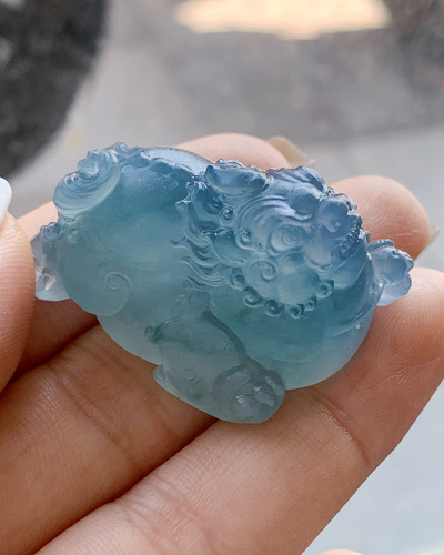 蓝水貔貅