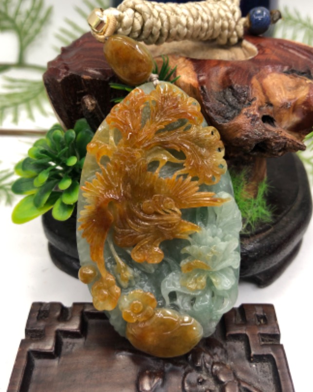 凤穿牡丹