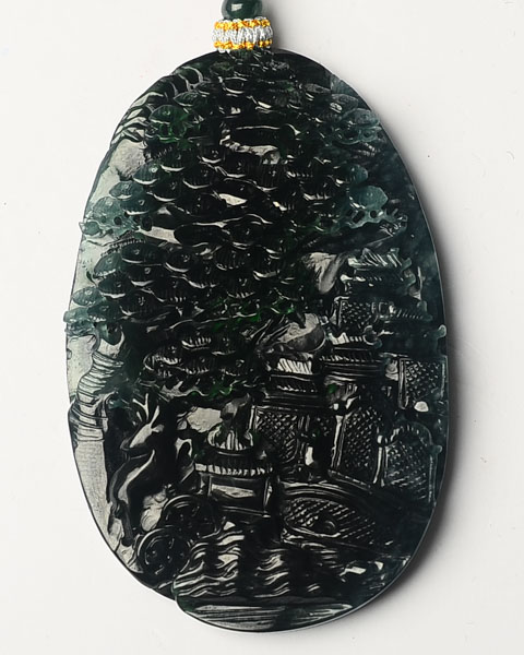 翠绿青山