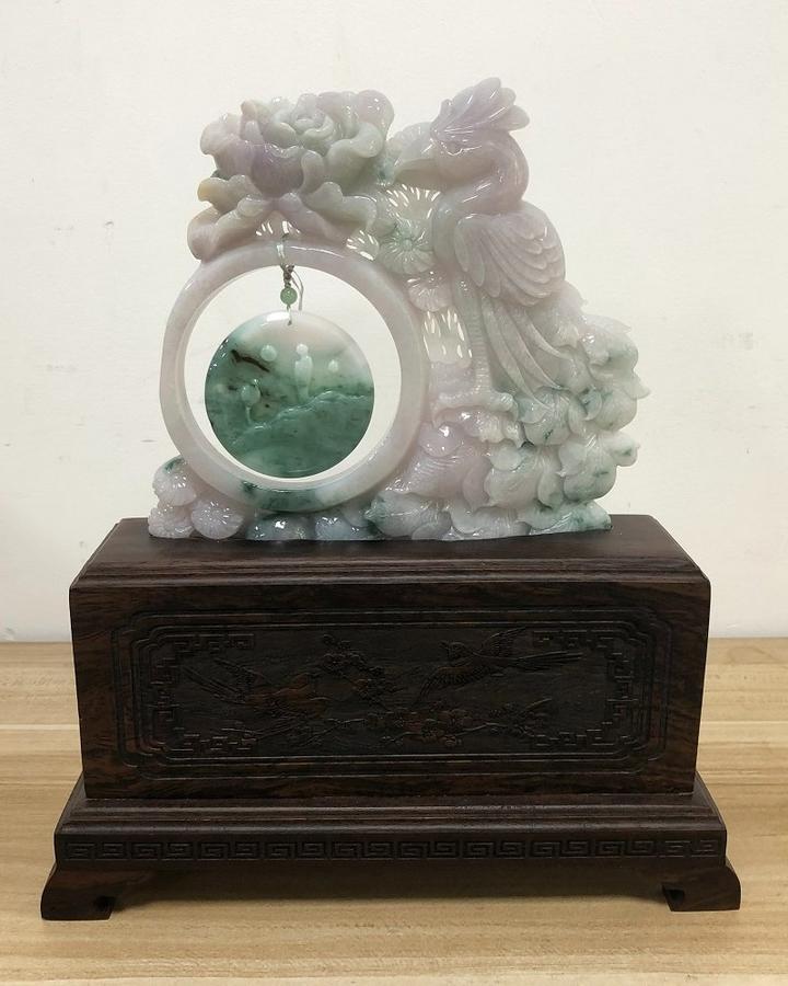 凤穿牡丹